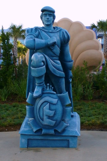 little mermaid eric statue