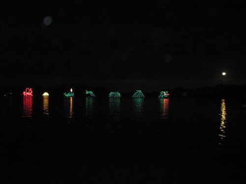 Electrical Water Pageant Parade from Wilderness Lodge