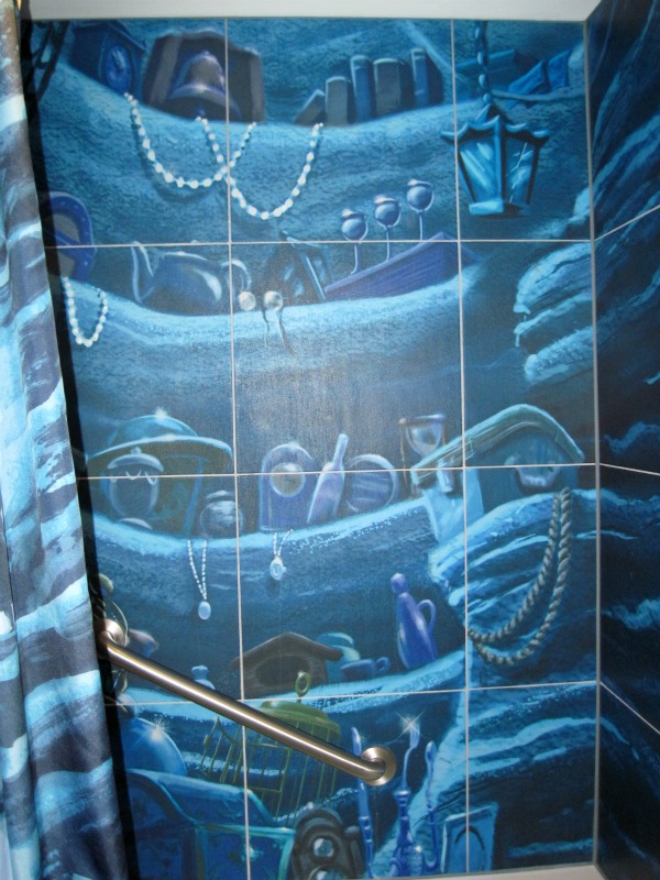 Ariel's Grotto Shower Tile