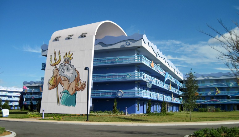 Art of Animation Little Mermaid Building