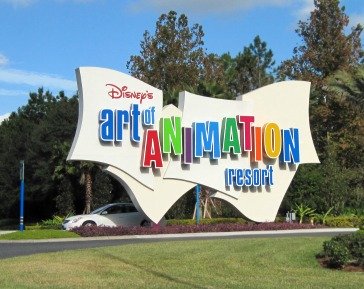 Disney Art of Animation Resort Sign