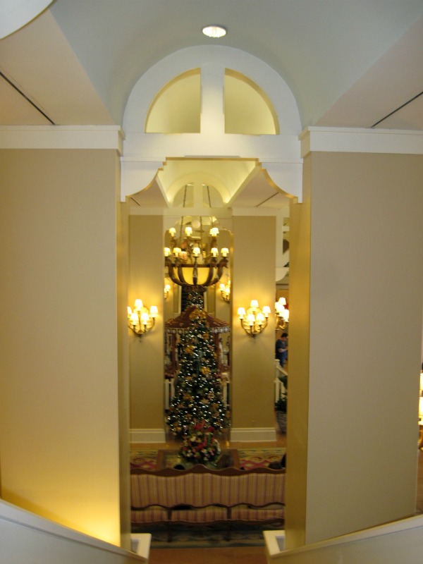 Beach Club Lobby at Christmas