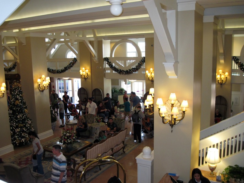 Beach Club Lobby at Christmas