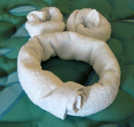 Mickey Shaped Towel