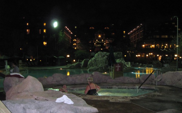 Wilderness Lodge at Night